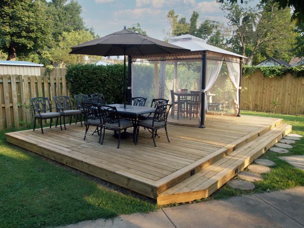 Cost of Backyard Deck Installation in Cheyenne
